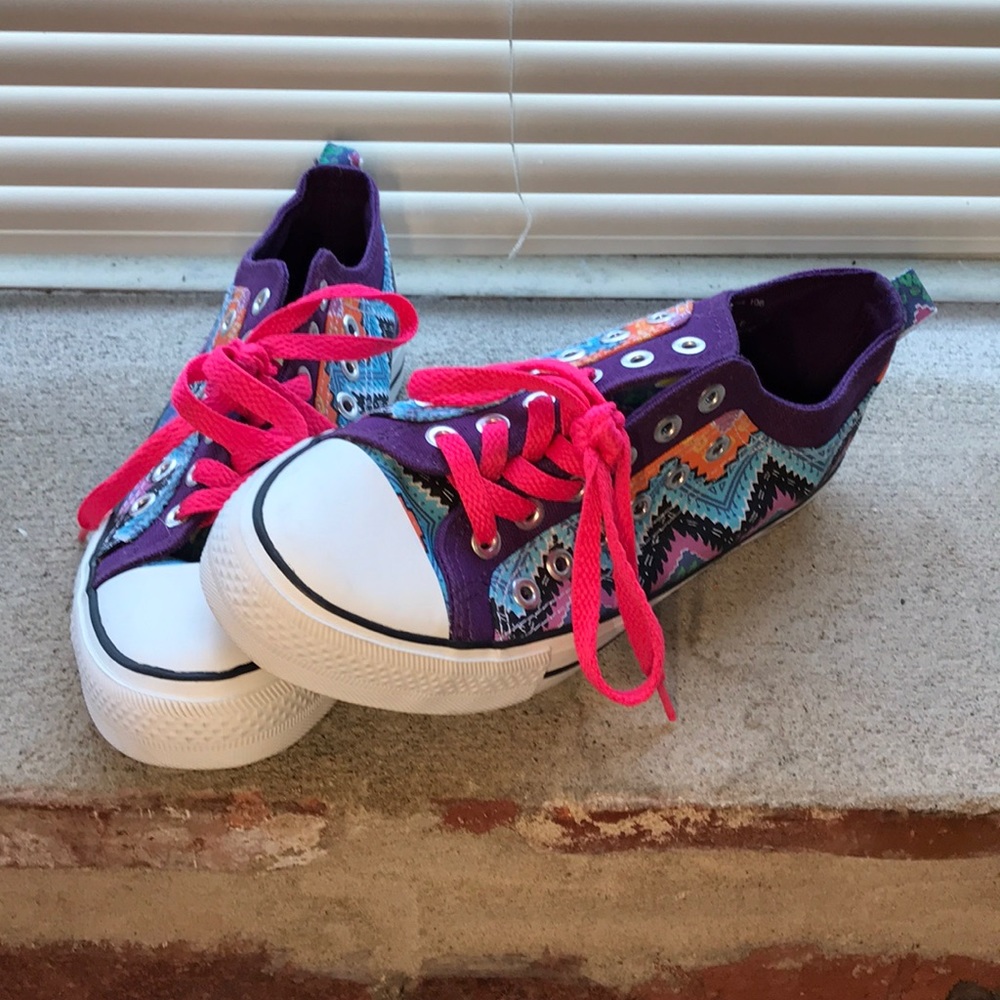 Multi color double layer imitation Chuck Taylors